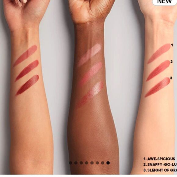 MAC Lipstick TRIO neutral size mini plus Ipsy bag - Picture 5 of 16